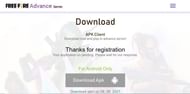 You can download client from the website (Image via Free Fire)